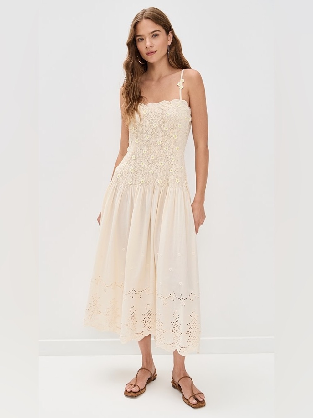Free People Daphne Midi Dress NWT Sz M. - Picture 3 of 7